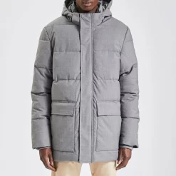 Doudoune Tissage Flanelle Et Col Montant -Trendy Soldes 1002696 18424 V2