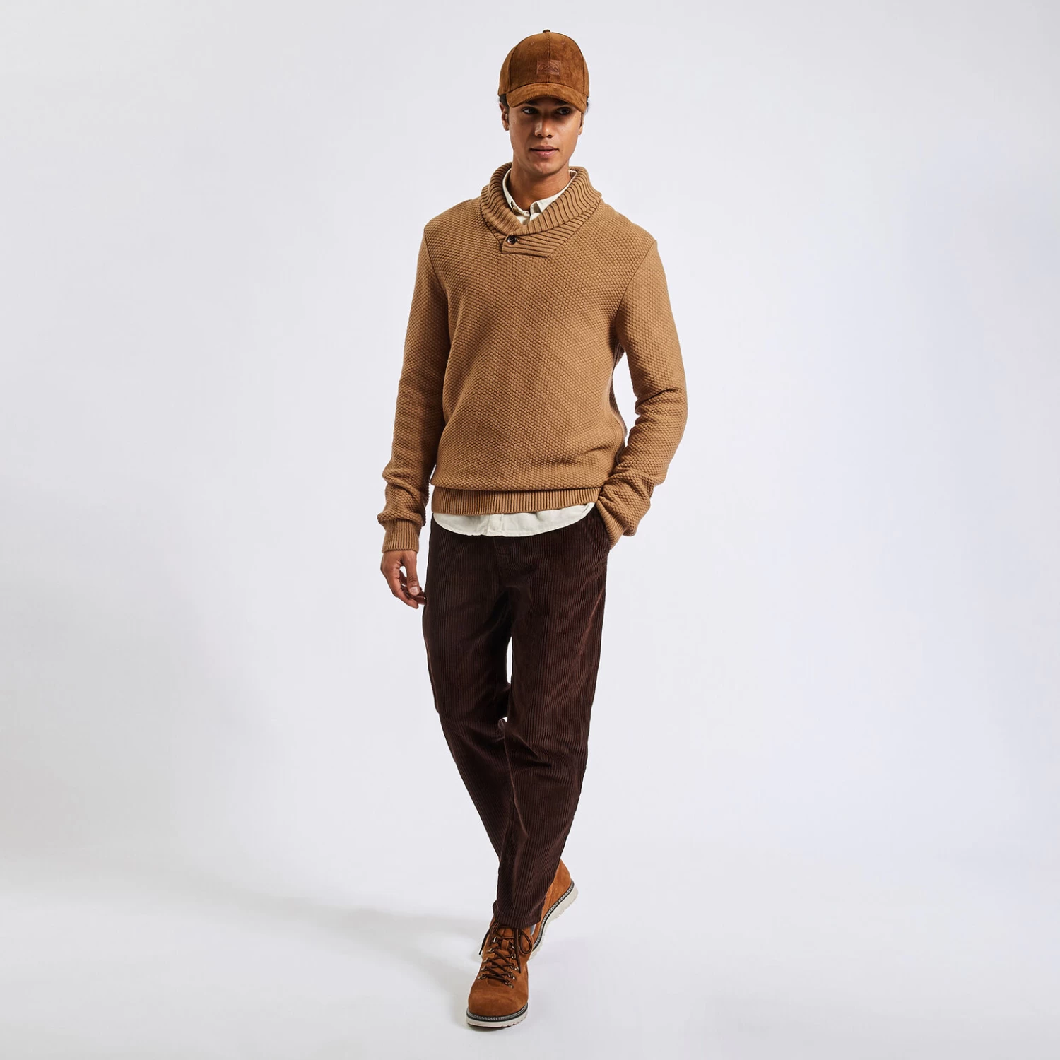 Pull à Col Châle 2 Pull à Col Châle – Image 2