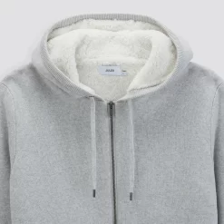 Gilet à Capuche Doublé En Sherpa -Trendy Soldes 1002734 10020 V8