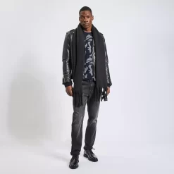 Pull Col Rond à Motif Camouflage En Laine -Trendy Soldes 1002836 18005 V6