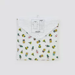 Pyjama Manches Courtes Fantaisie Et Jogging -Trendy Soldes 1002871 18424 V10