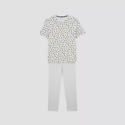 Pyjama Manches Courtes Fantaisie Et Jogging -Trendy Soldes 1002871 18424 V11