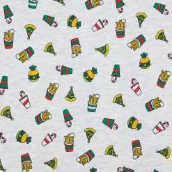 Pyjama Manches Courtes Fantaisie Et Jogging -Trendy Soldes 1002871 18424 V7