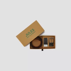 Coffret Ceinture Réversible Avec Plaque Et Boucle