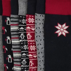 Coffret Cadeau De 7 Chaussettes Jacquard -Trendy Soldes 1002906 19900 V3