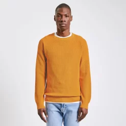 Pull Gaufré à Col Rond -Trendy Soldes 1003010 12033 V2