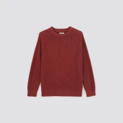 Pull Gaufré à Col Rond -Trendy Soldes 1003010 14031 V11