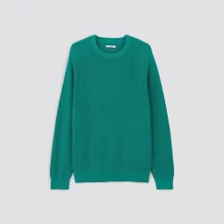 Pull Gaufré à Col Rond -Trendy Soldes 1003010 16656 V11