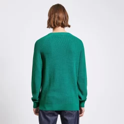 Pull Gaufré à Col Rond -Trendy Soldes 1003010 16656 V3