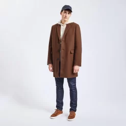 Manteau Col Tailleur -Trendy Soldes 1003021 17505 V5