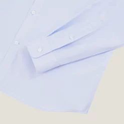 Chemise Slim Sans Repassage Unie Coton -Trendy Soldes 1003064 11000 V8