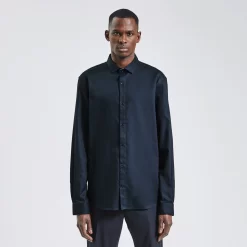 Chemise Regular Unie Coton Biologique -Trendy Soldes 1003066 11803 V2