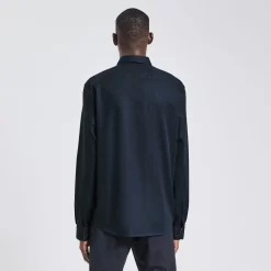 Chemise Regular Unie Coton Biologique -Trendy Soldes 1003066 11803 V3