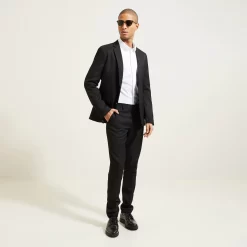 Chemise Slim Unie Coton Biologique Satin 14 Chemise Slim Unie Coton Biologique Satin -Trendy Soldes 1003070 10000 V6