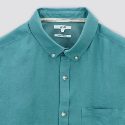 Chemise Regular Unie Lin -Trendy Soldes 1003074 16069 V8