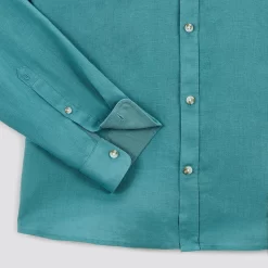 Chemise Regular Unie Lin -Trendy Soldes 1003074 16069 V9