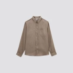 Chemise Regular Unie Lin