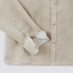 Chemise Regular Col Mao Unie Lin -Trendy Soldes 1003076 10503 V9