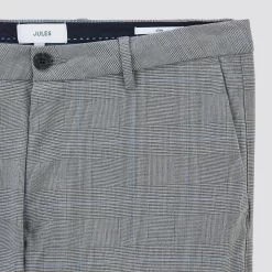 Pantalon Chino Slim à Carreaux -Trendy Soldes 1003079 19800 V8