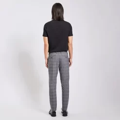 Pantalon Chino Slim à Carreaux -Trendy Soldes 1003080 19900 V3