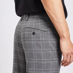 Pantalon Chino Slim à Carreaux -Trendy Soldes 1003080 19900 V4