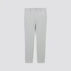 Pantalon Chino Slim à Carreaux Bi-stretch -Trendy Soldes 1003091 18118 V11