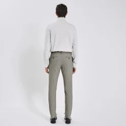 Pantalon Chino Slim à Carreaux Pied De Puce -Trendy Soldes 1003127 19900 V3