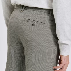 Pantalon Chino Slim à Carreaux Pied De Puce -Trendy Soldes 1003127 19900 V4