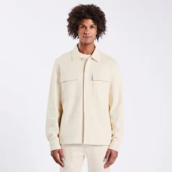 Surchemise Unie Coton Maille -Trendy Soldes 1003136 10496 V2