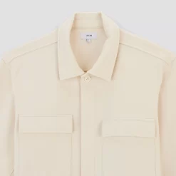 Surchemise Unie Coton Maille -Trendy Soldes 1003136 10496 V8