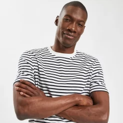 Tee Shirt Marinière "le Parfait By JULES" -Trendy Soldes 1003145 10002 V4