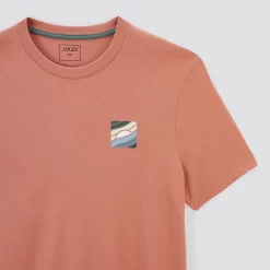 Tee Shirt Imprimé Poitrine -Trendy Soldes 1003151 13702 V8