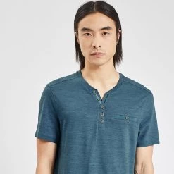 Tee Shirt Col Tunisien -Trendy Soldes 1003165 11572 V4