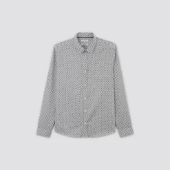 Chemise Slim Imprimé Carreaux Coton 16 Chemise Slim Imprimé Carreaux Coton -Trendy Soldes 1003177 10100 V11