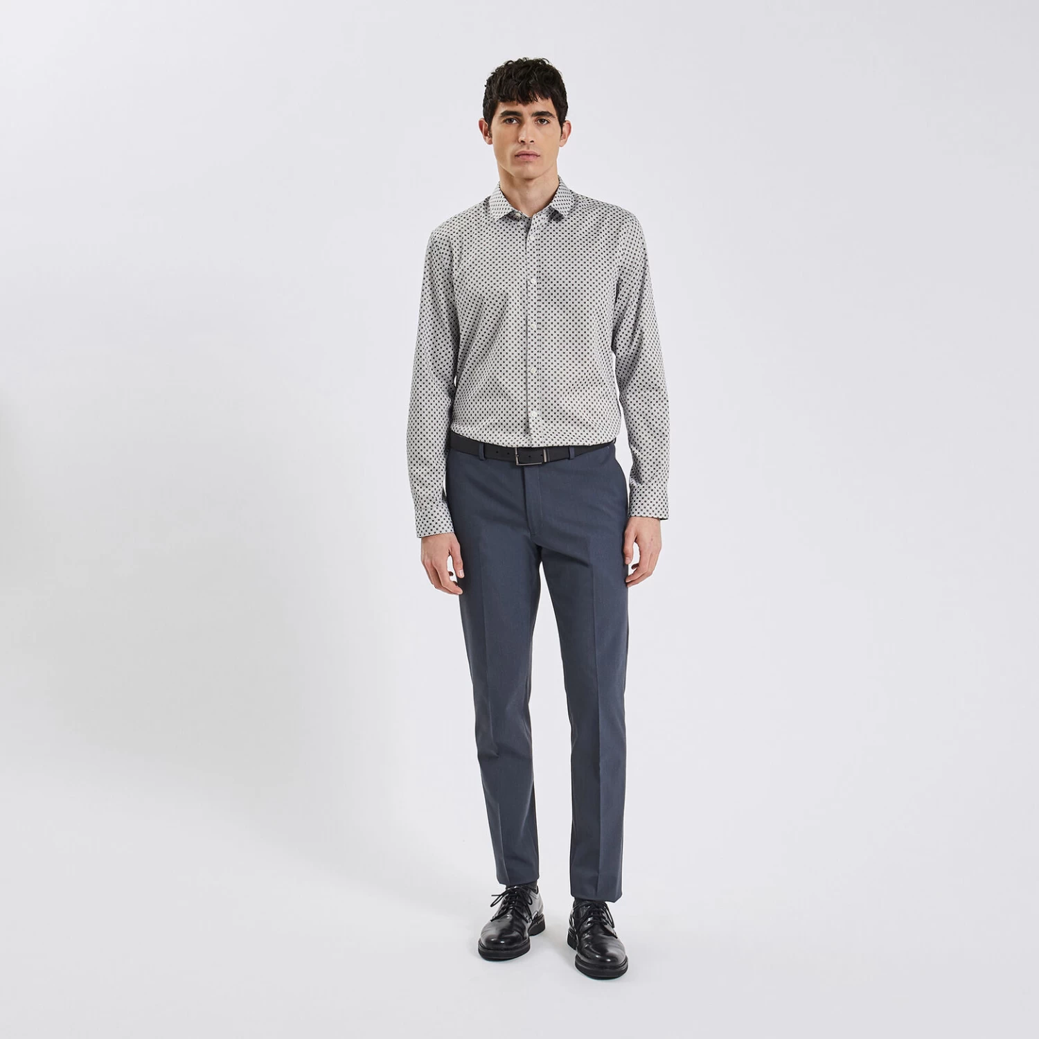 Chemise Slim Imprimé Carreaux Coton 2 Chemise Slim Imprimé Carreaux Coton – Image 2