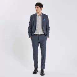 Chemise Slim Imprimé Carreaux Coton 13 Chemise Slim Imprimé Carreaux Coton -Trendy Soldes 1003177 10100 V6