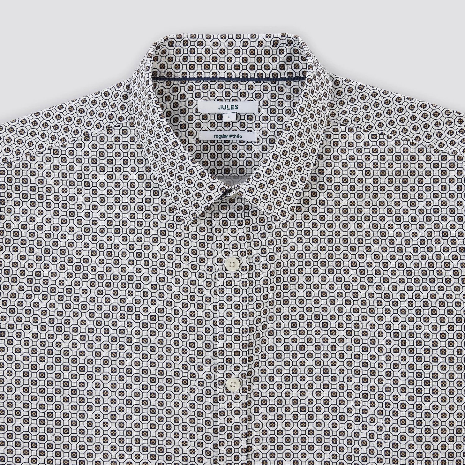 Chemise Slim Imprimé Carreaux Coton 8 Chemise Slim Imprimé Carreaux Coton – Image 8