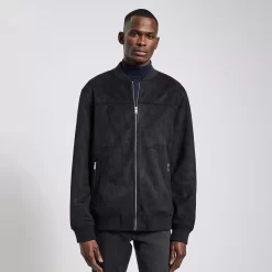 Blouson Zippé Aspect Velours