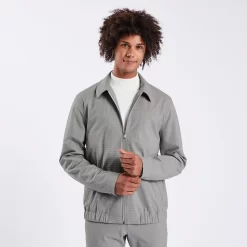 Blouson Zippé Col Chemise