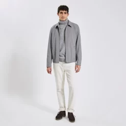 Blouson Zippé Col Chemise -Trendy Soldes 1003186 18422 V6