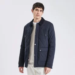 Blouson Col Chemise Matelassé