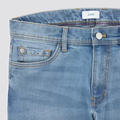 Jean Straight En Coton Et Polyester Recyclés Water -Trendy Soldes 1003216 9980 V8