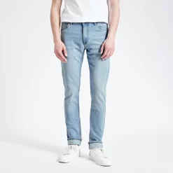 Jean Slim En Coton Et Polyester Recyclés Waterless