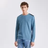 Pull à Col Rond Et Patch épaule