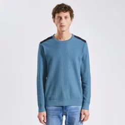 Pull à Col Rond Et Patch épaule -Trendy Soldes 1003233 11303 V2