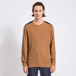 Pull à Col Rond Et Patch épaule 11 Pull à Col Rond Et Patch épaule -Trendy Soldes 1003233 17031 V2