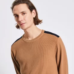 Pull à Col Rond Et Patch épaule 10 Pull à Col Rond Et Patch épaule -Trendy Soldes 1003233 17031 V4