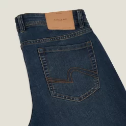 Jean Straight 4 Longueurs En Coton Et Polyester Re -Trendy Soldes 1003245 9980 V8
