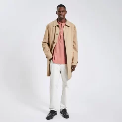 Chemise Regular Unie Coton Recyclé Nid D'abeille -Trendy Soldes 1003265 14433 V6