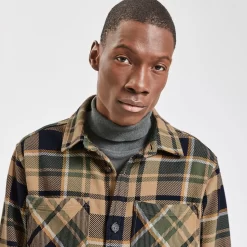 Surchemise Carreaux Coton Recyclé -Trendy Soldes 1003266 11214 V4